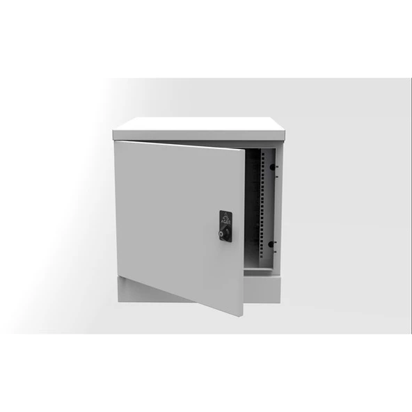 AGER 9U 600x450mm IP66 Dış Ortam Duvar Tipi Kabinet AG-OC09U6045B2-D-A-M1 Basic - 3
