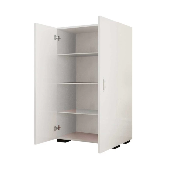 Modilayn GÜNEŞ 110 cm 2 Kapaklı Banyo- Havlu- Mutfak- Erzak- Kavonoz- Kiler Dolabı - 6