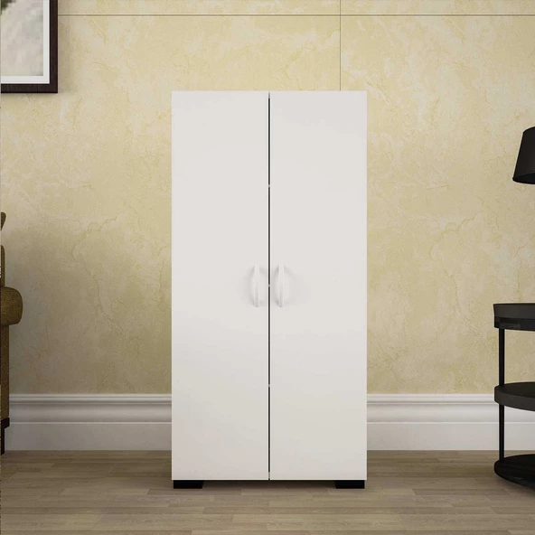 Modilayn GÜNEŞ 110 cm 2 Kapaklı Banyo- Havlu- Mutfak- Erzak- Kavonoz- Kiler Dolabı - 3