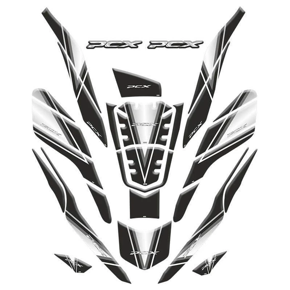 Honda PCX 2021-2024 Uyumlu Tank Pad 04 ürün görseli 1