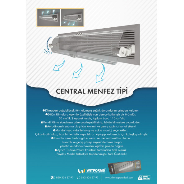 Witforms Central Merkez Tipi Klima Aparatı - 6