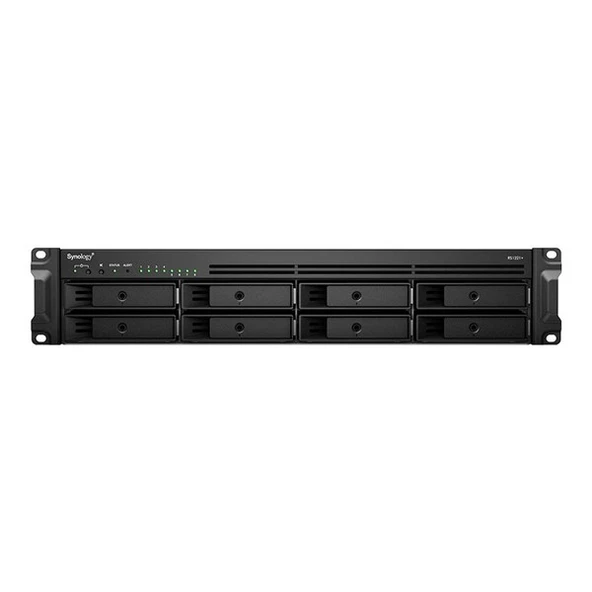 SYNOLOGY RS1221RP PLUS-RYZEN V1500B-4GB RAM-8-diskli Rack Nas Sunucu