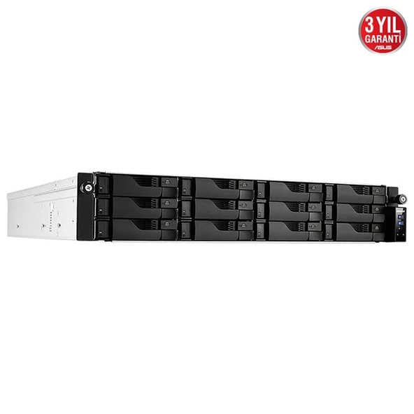 ASUSTOR AS6512RD-32GB ATOM QC C3538-32GB RAM-12-diskli RACK NAS SUNUCU - 5