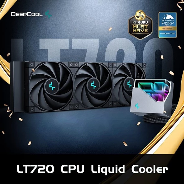 DEEPCOOL 360MM LT720 RGB AM5-1700P SIVI SOĞUTUCULU İŞLEMCİ FANI - Resim 2