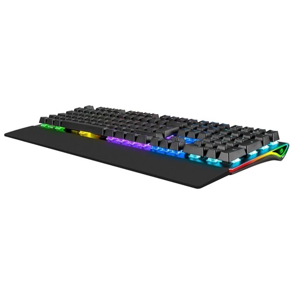 GameBooster G908 Bolt Rainbow Aydınlatmalı Blue Switch Mekanik Bileklikli Oyun Klavyesi - 3
