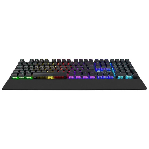 GameBooster G908 Bolt Rainbow Aydınlatmalı Blue Switch Mekanik Bileklikli Oyun Klavyesi - 2