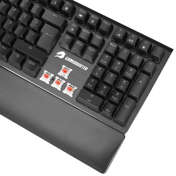 GameBooster G908 Bolt Rainbow Aydınlatmalı Blue Switch Mekanik Bileklikli Oyun Klavyesi - 5