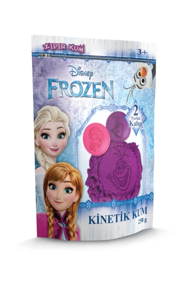 RED CASTLE Disney Frozen Zıpır Kinetik Kum Mor 250 g-Red Castle ZKP250-01 - 3
