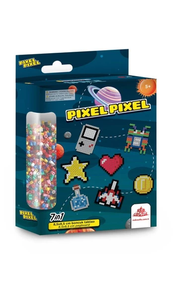 PİXEL PİXEL Atari Boncuk Etkinlik Seti 7in1-Pixel Pixel BBU16-04