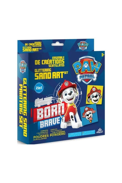 RED CASTLE Paw Patrol Chase Kum Boyama Seti-Red Castle MBKA-02