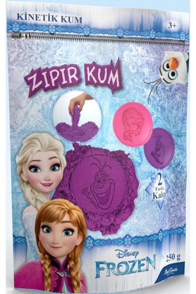 RED CASTLE Disney Frozen Zıpır Kinetik Kum Mor 250 g-Red Castle ZKP250-01 - 2