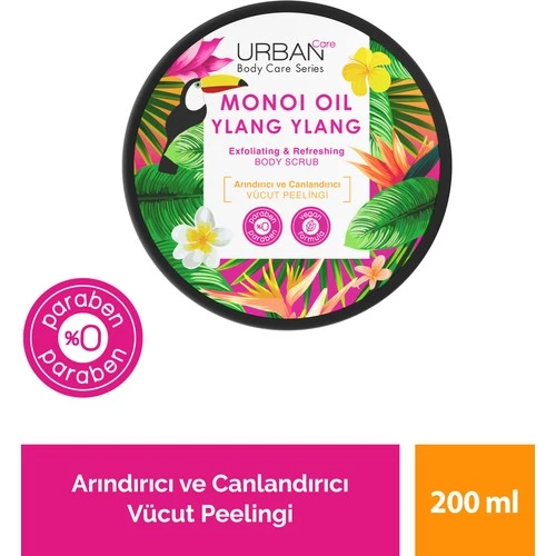 Urban Care Monoi Oil & Ylang Ylang Canlandırıcı Vücut Peelingi 200 Ml - Vegan