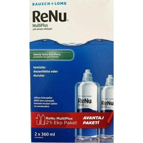 Bausch  Lomb Renu Multiplus Lens Solüsyon 360 Ml X 2