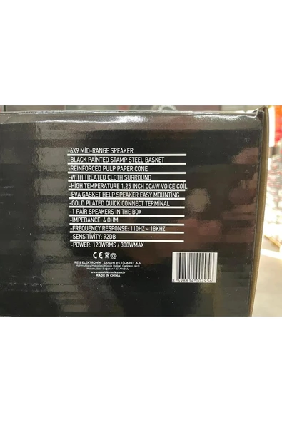 Massive MS-M690FX Oval Midrange 300W Maksimum 120W RMS Kapaklı - 5