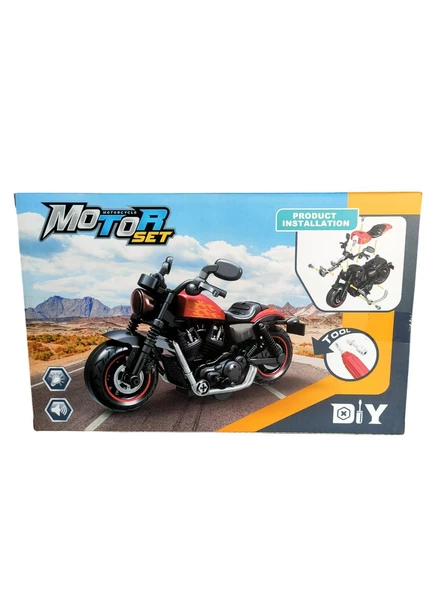 8080A-10 JUHAO TOYS IŞIKLI SÖK TAK MOTOR 21 cm - 3