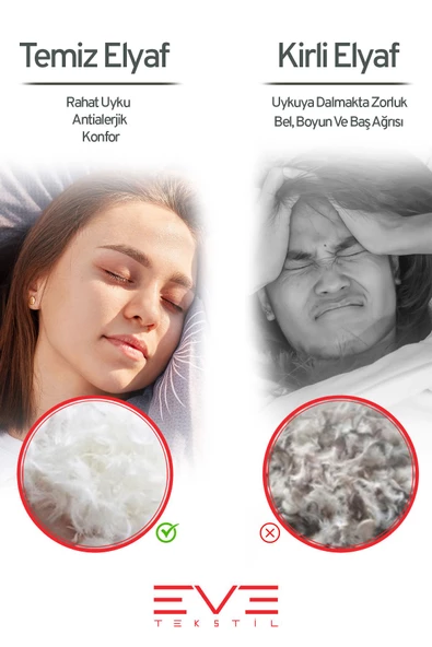 8 Adet Micro Silikon Elyaf Nonwoven Yıkanabilir Antialerjik Ev Ve Hotel Yastık 50x70cm 700 gr - Resim 6