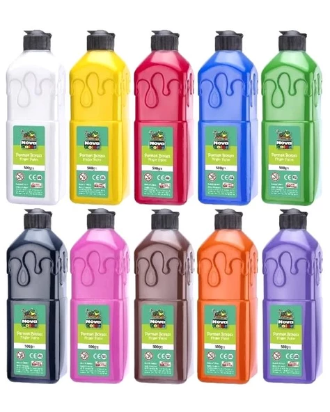 Nova Color Parmak Boyası 500 Gr 10 renk