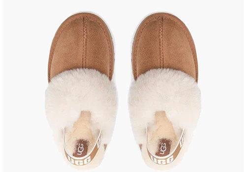UGG Funkette Slipper Chestnut - Resim 3