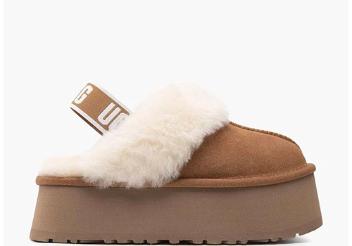 UGG Funkette Slipper Chestnut ürün görseli 1