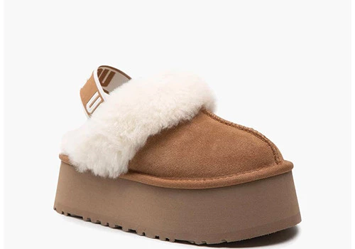UGG Funkette Slipper Chestnut - Resim 2