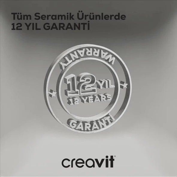 Creavit LP146 Loop Yuvarlak Çanak Lavabo Ø45 cm Mat Siyah - 2