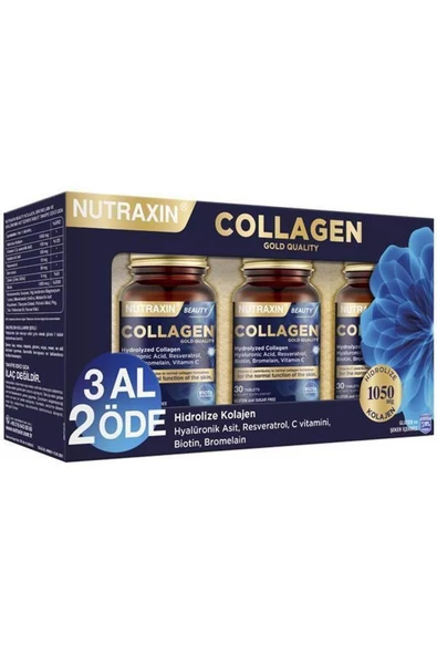 Nutraxin Hidrolize Kolajen 3x30 Tablet ürün görseli