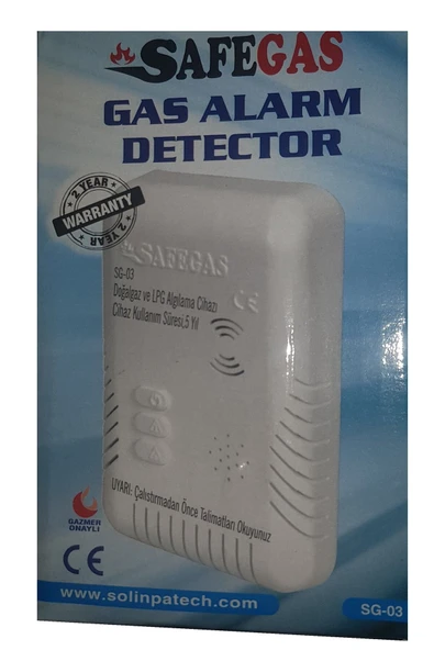Safegas Gaz Doğalgaz , LPG Alarm Cihazı