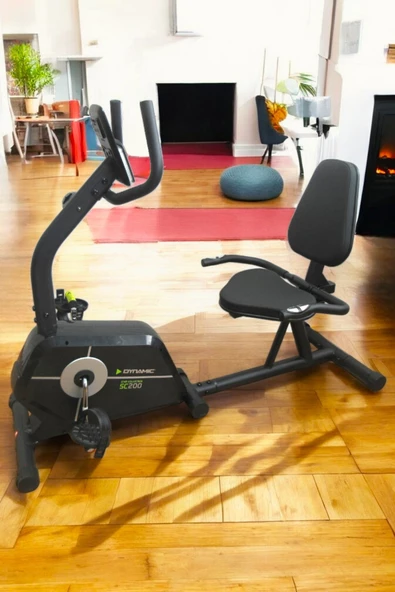 Dynamic Star Collection SC200 Manyetik Yatay Kondisyon Bisikleti, Sessiz Çalışır, Elden Nabız Ölçer - 6