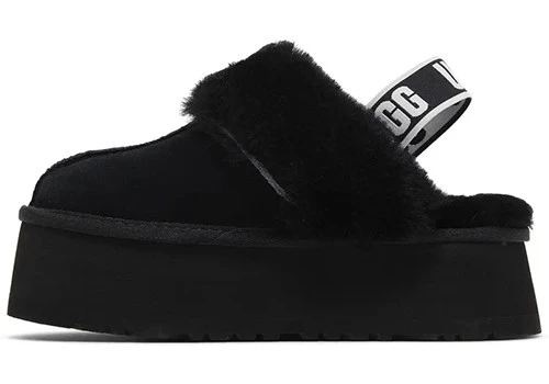 Ugg Funkette Slipper Black - 2