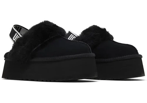 Ugg Funkette Slipper Black - 3