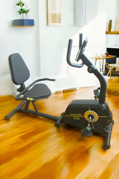 Dynamic Star Collection SC200 Manyetik Yatay Kondisyon Bisikleti, Sessiz Çalışır, Elden Nabız Ölçer - 3