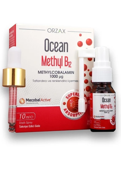 Ocean Methyl Cobalamin B12 Sprey 10 ml