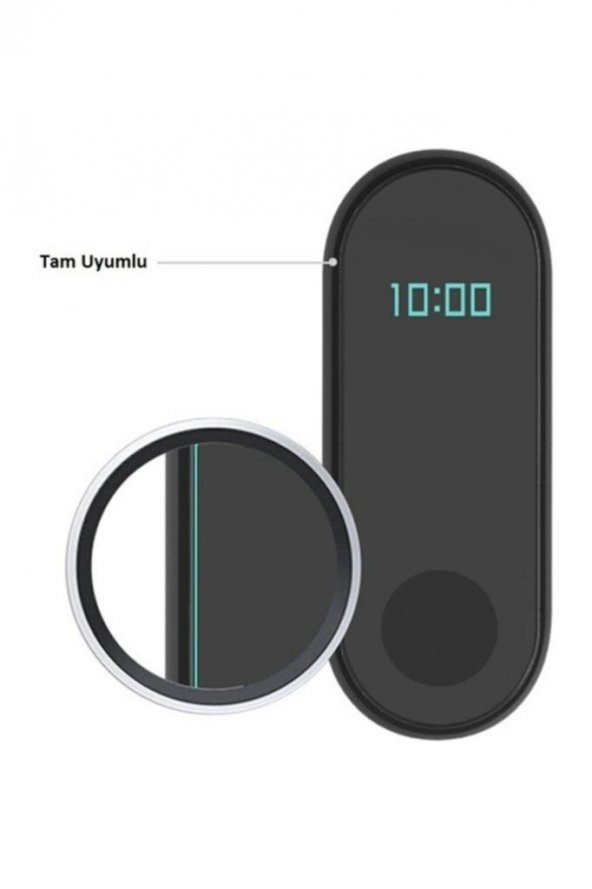 2 Adet Xiaomi Mi Band 2-Nano Esnek Cam Ekran Koruyucu - 2
