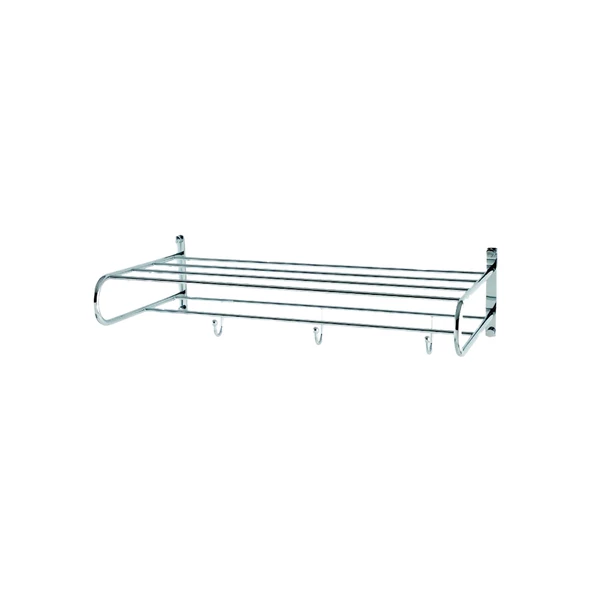 İGK YAPI - ÇELİK BANYO BELLA ASKILIKLI RAF HAVLULUK 50CM (30-081)