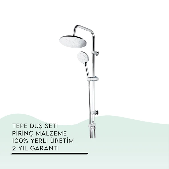 İGK YAPI - TEMA Rain-Plus Nero Tepe Duş Seti (53237)