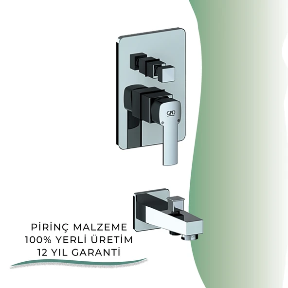 İGK YAPI - GPD Pedra Tam Ankastre Banyo Bataryası  (MTA160)