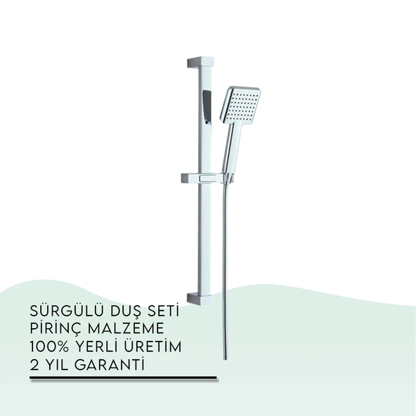 İGK YAPI - TEMA Dush Tetra Sürgülü Duş Seti (51092)