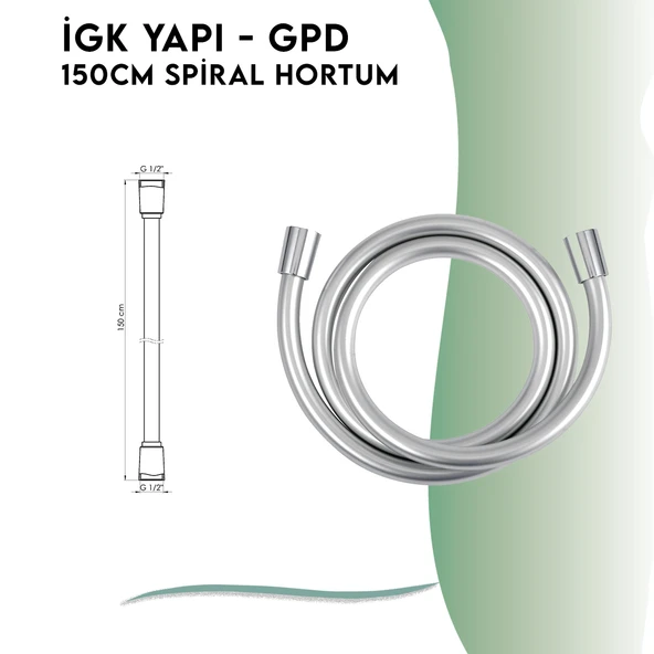 İGK YAPI - GPD Yönlendiricili Duş Seti (3 Fonksiyonlu El Duşu + Ø200)  (DST192) - 6