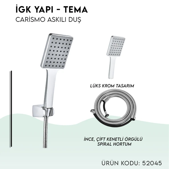 İGK YAPI - TEMA Carismo Askılı Duş Seti (52045) - 4