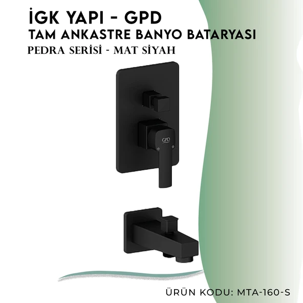 İGK YAPI - GPD Pedra Tam Ankastre Banyo Bataryası  (MTA160-S) - 3