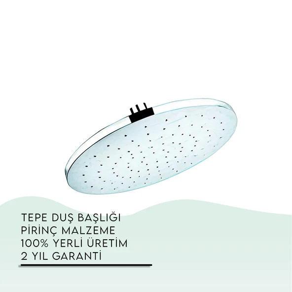 İGK YAPI - TEMA Nero Tepe Duş Başlığı (55250)