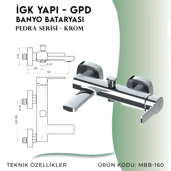İGK YAPI - GPD Pedra Banyo Bataryası  (MBB160) - 4