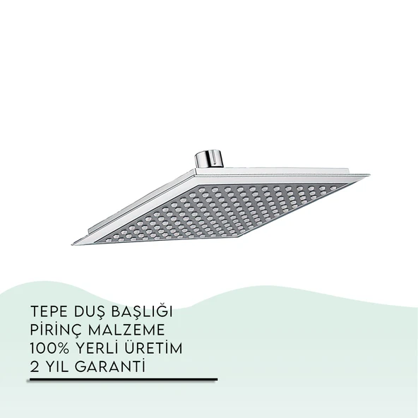 İGK YAPI - TEMA Quadro Tepe Duş Başlığı (55200)