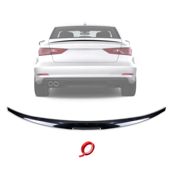 Mega Oto Market Piano Black Enjeksiyon Kalıp Bagaj Spoiler Opel Astra J 2010-2015 ile uyumlu - 2