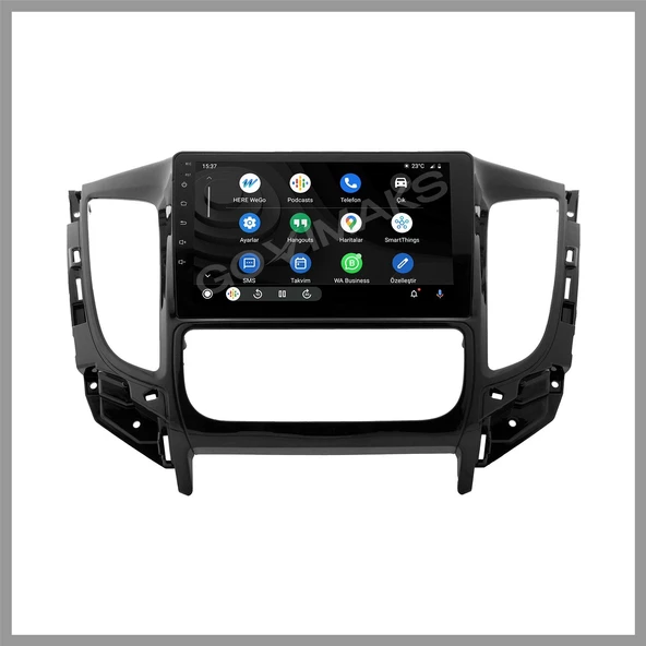 MİTSUBİSHI L200 2015-2022 DİJİTAL KLİMA UYUMLU 6 GB RAM 128 GB HAFIZA ANDROID MULTIMEDIA TEYP - Resim 2