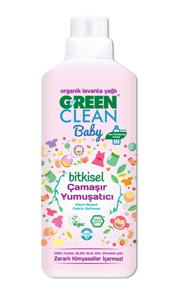 Green Clean Baby Bitkisel Çamaşır Yumuşatıcı 1000 ml