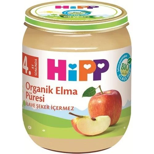  p Organik Elma Püresi 125 Gr