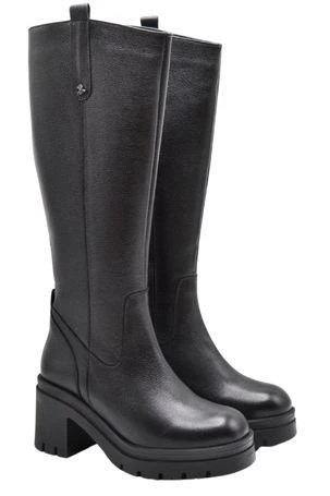 VENÜS 2351307K KALIN PLATFORM TOPUK DERİ GÜNLÜK KADIN ÇİZME - 3