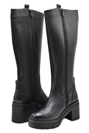 VENÜS 2351307K KALIN PLATFORM TOPUK DERİ GÜNLÜK KADIN ÇİZME - 5