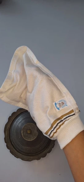 EKER-KONFOR HIZLIGİY KESE-Lastikli Kese- Banyo ve Duş Kesesi-Doğal Özel Dokuma-Standart Kese - 3